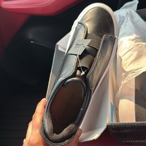 London Fog Black Memory Foam Collection Shoes